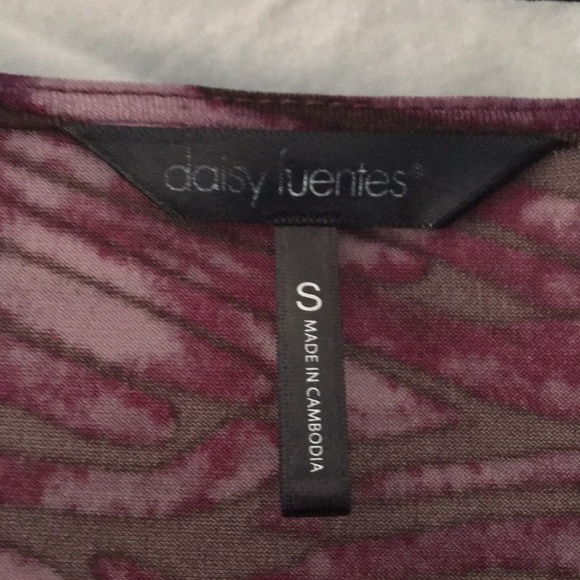 Dark Purple Daisy Fuentes Dress - Picture 2 of 5